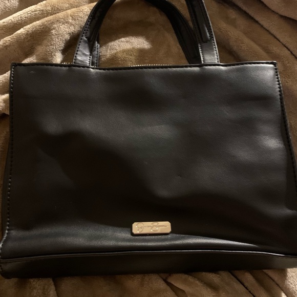 Jessica Simpson Black Leather purse with L/Bow. New - Picture 3 of 12